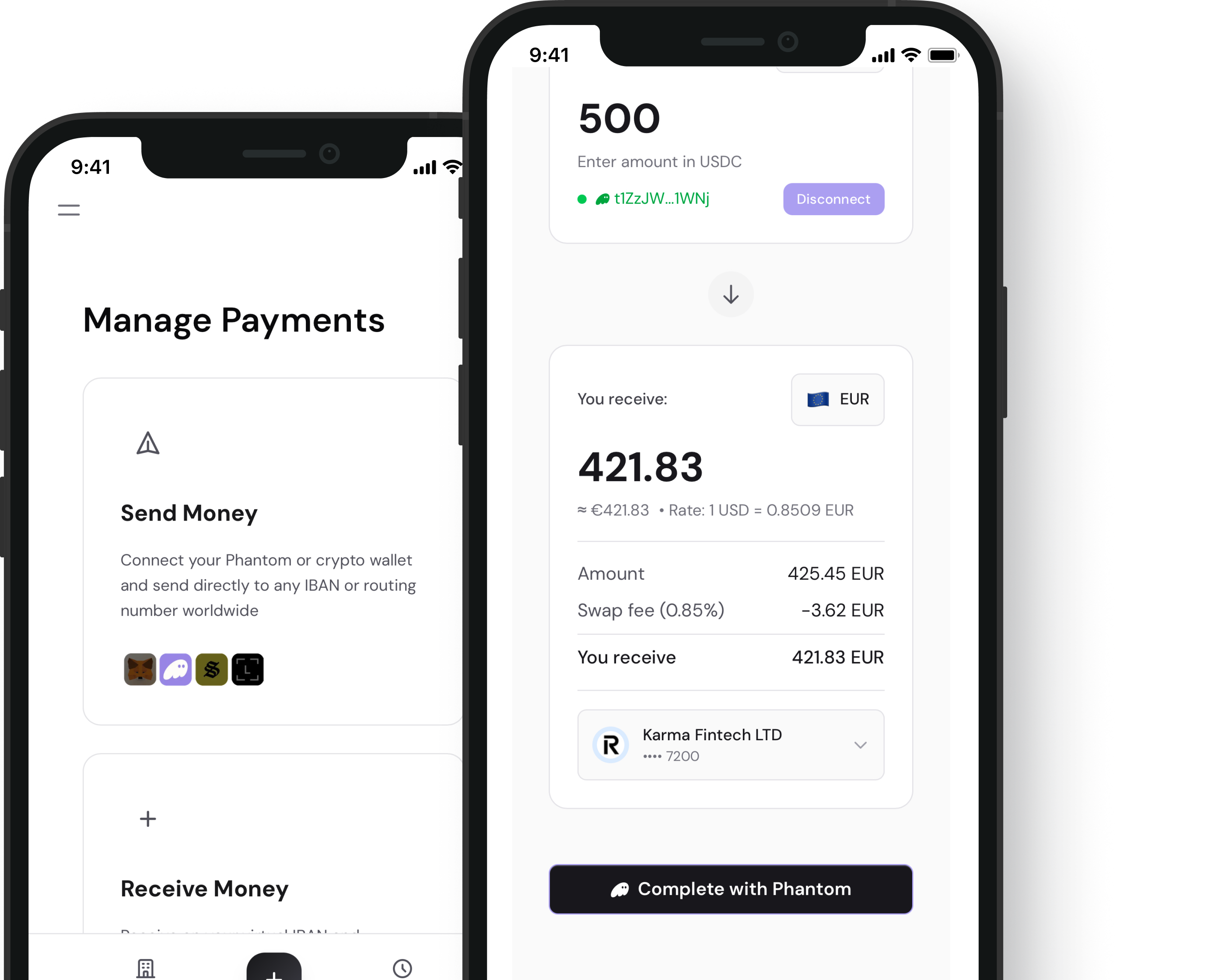 Karma Pay App Features